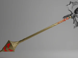 Cajado Maligno Modelo 3D