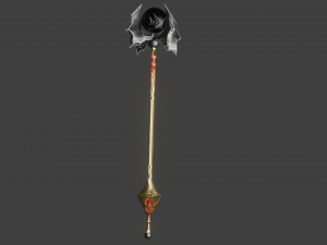 Evilish Staff 3D Model
