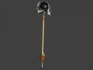 Evilish Staff 3D Model