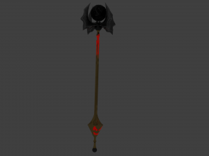 Evilish Staff 3D Model