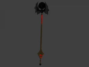 Evilish Staff 3D Model