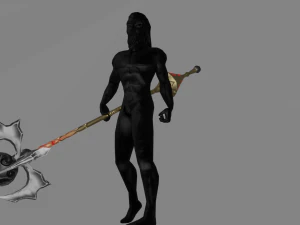 Evilish Staff 3D Model