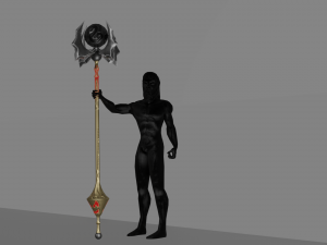 Evilish Staff 3D Model