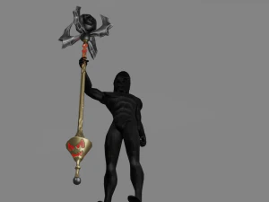 Evilish Staff 3D Model