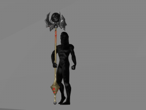 Evilish Staff 3D Model