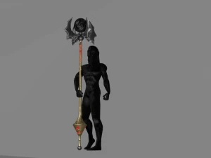 Evilish Staff 3D Model