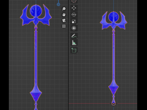 Evilish Staff 3D Model