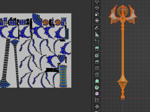 Evilish Staff 3D Model