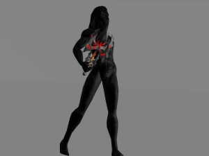 Kwaadaardige toverstaf 3D Model