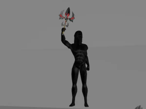 Kwaadaardige toverstaf 3D Model