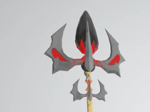 Kwaadaardige toverstaf 3D Model