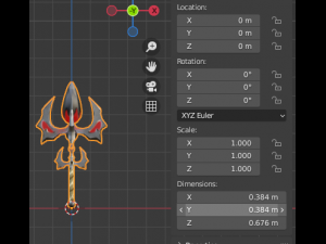 Evilish wand Modelo 3D