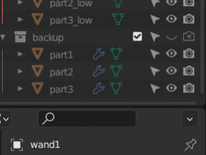 Kwaadaardige toverstaf 3D Model