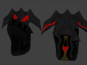 Evilish Fist Weapon fighti glove 3D Model