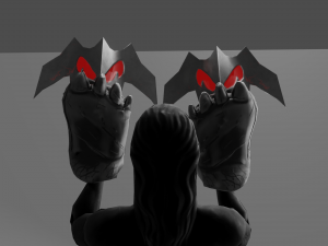 Evilish Fist Weapon fighti glove 3D Model