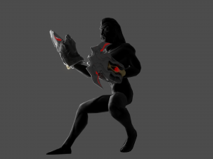 Evilish Fist Weapon fighti glove 3D Model