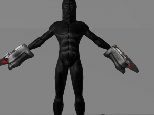 Evilish Fist Weapon fighti glove 3D Model