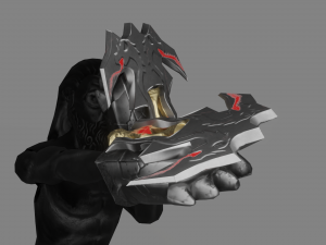 Evilish Fist Weapon fighti glove 3D Model