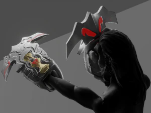 Evilish Fist Weapon fighti glove 3D Model