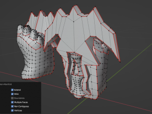 Evilish Fist Weapon fighti glove 3D Model