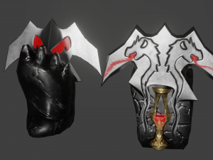 Evilish Fist Weapon fighti glove 3D Model