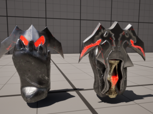 Evilish Fist Weapon fighti glove 3D Model