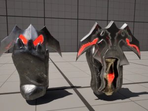 Evilish Fist Weapon fighti glove 3D Model