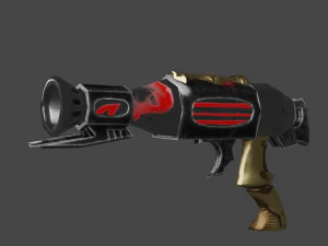 Evilish pistol 3D Model