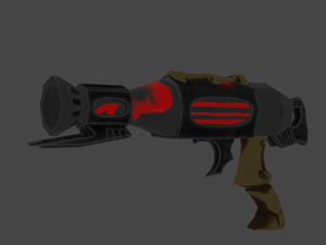 Evilish pistol 3D Model