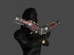 Evilish pistol 3D Model