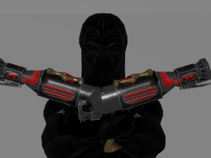 Evilish pistol 3D Model