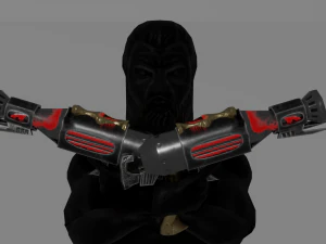 Evilish pistol 3D Model