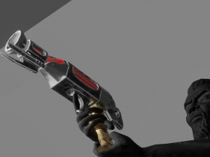 Evilish pistol 3D Model