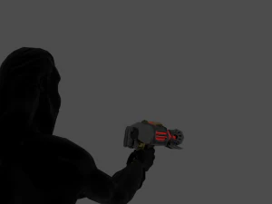 Evilish pistol 3D Model