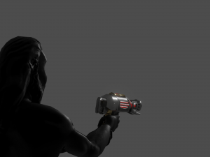 Evilish pistol 3D Model