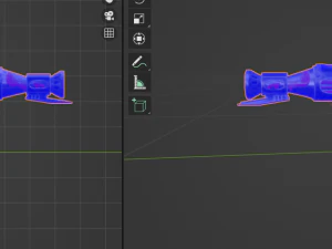 Evilish pistol 3D Model