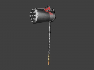 Evilish Mace 3D Model