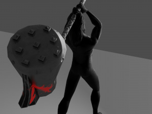 Evilish Mace 3D Model