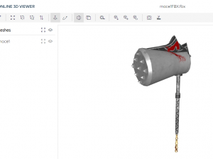 Evilish Mace 3D Model