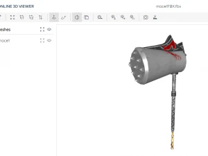 Evilish Mace 3D Model