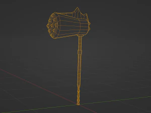 Evilish Mace 3D Model
