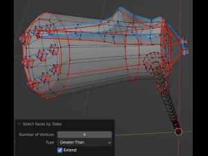 Evilish Mace 3D Model
