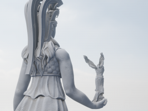 Athenas statue 3D Модель