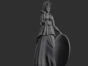 Athenas statue 3D Модель