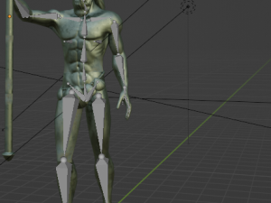 Poseidon statue 3D Model