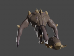 Thraxor the Venomous Brute Model 3D