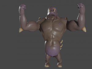 Thraxor the Venomous Brute Model 3D