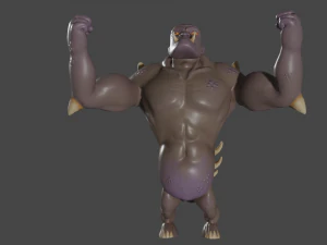 Thraxor the Venomous Brute 3D Model