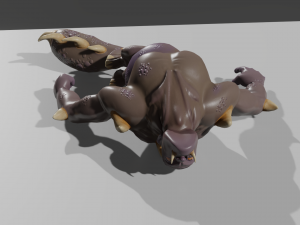 Thraxor the Venomous Brute Model 3D