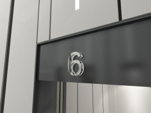 Modern elevator room Model 3D